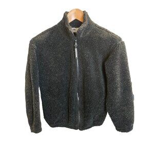 Black Mountain Outdoor Gear Mens Black Fleece Full Zip Jacket Sz M